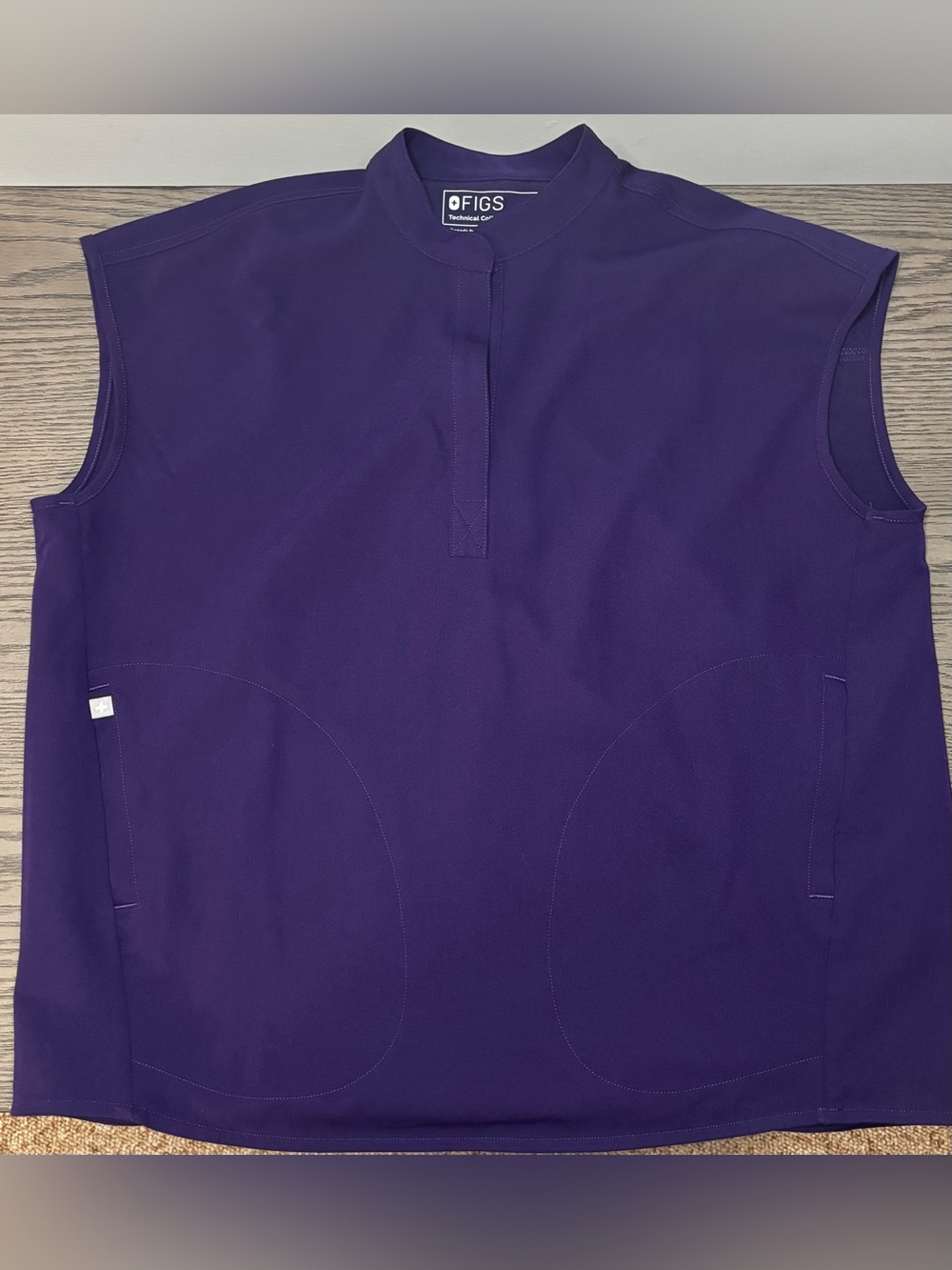 FIGS Rafaela Scrub Top Digital Grape Purple Size S